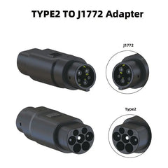 Adapter ładowarki typu 2 do J1772 EV 16A / 32A Złącze do ładowania pojazdów elektrycznych