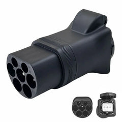 Adapter wtyczki typu 2 do gniazda Schuko 16A, 16A 1-fazowy adapter EV do zasilania ze stacji ładowania EV