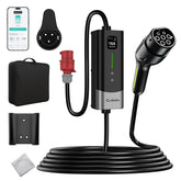 Coolladen Smart 11kW EV Charger APP & WIFI | 3-Phase 16A CEE Charging cable |Type B RCD Safety
