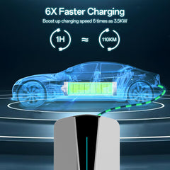 Coolladen 11KW 22KW EV Wallbox Charging Station Type 2 5M EV Heavy Current Fast Charging Cable With RFID Wifi