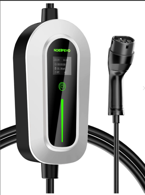Colladen11KW Portable EV Charger 3 Phase 16A Type 2 Electric Vehicle Charger, 8H Schedule charging, Adjustable Current Charging Station with CEE plug