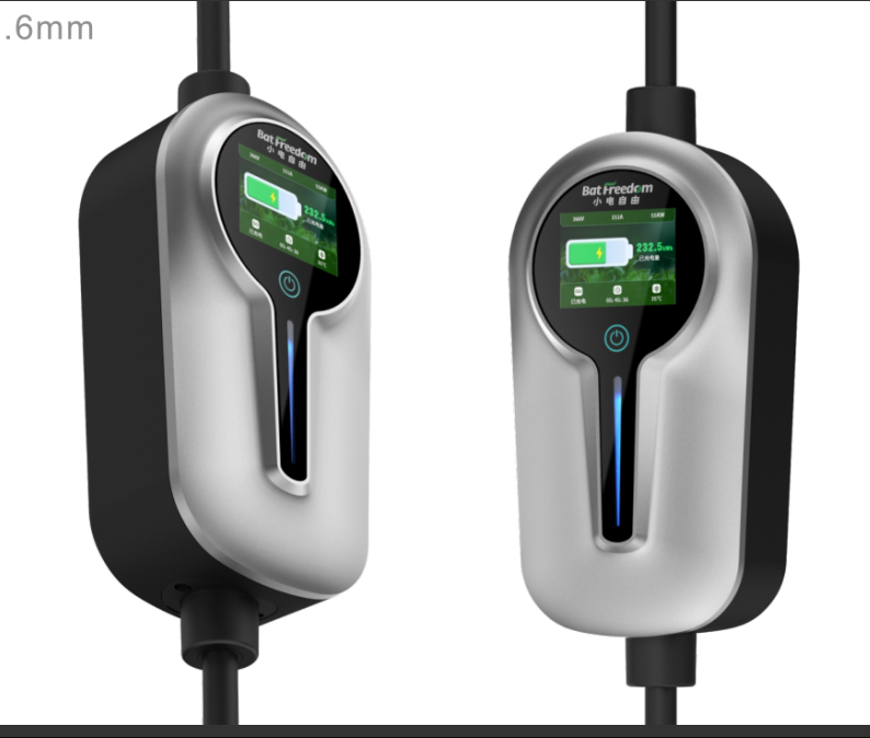 Colladen 7KW Portable EV Charger 1 Phase 32A Type 2 Electric Vehicle Charger, 8H Schedule charging, Adjustable Current Charging Station with CEE plug