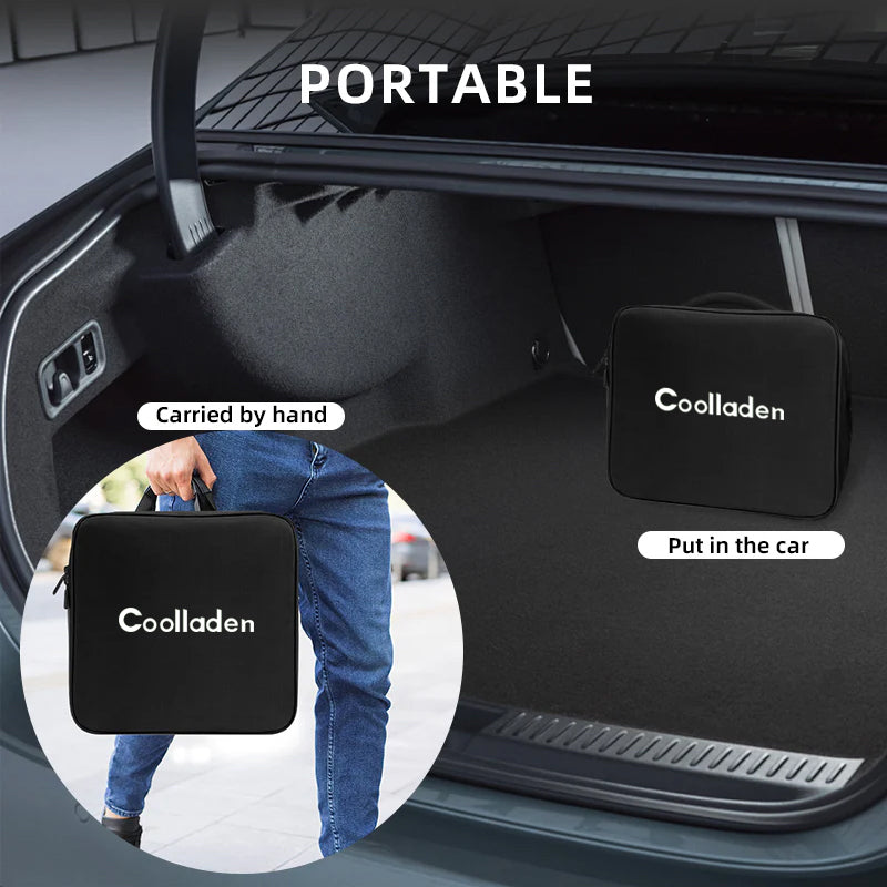 EV Portable Cable Bag Charging Cable Bag, Durable Storage Bag for All Cables & Car Accessories,Boot & Charging Cable Organiser for Type 2 and Type 1 Cable