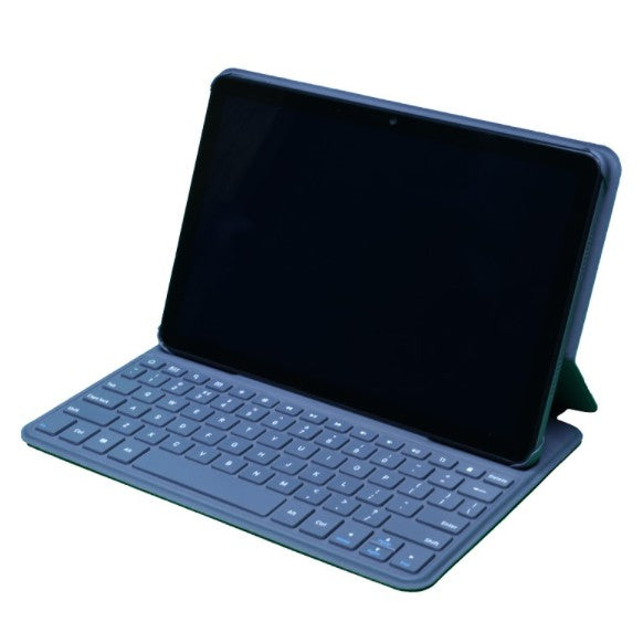 TCL Tab TAB 10S Tipo Custodia scuro Grigio scuro -Original Keyboard Pogo Pin Folio Keyboard Caso
