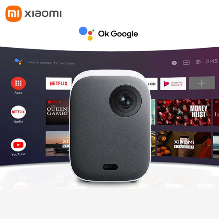 Xiaomi MI Smart Projector 2 Android TV ™ Dual Surround Sound Sound e Dolby®Decoding Correzione auto-keypertstone- Versione UE