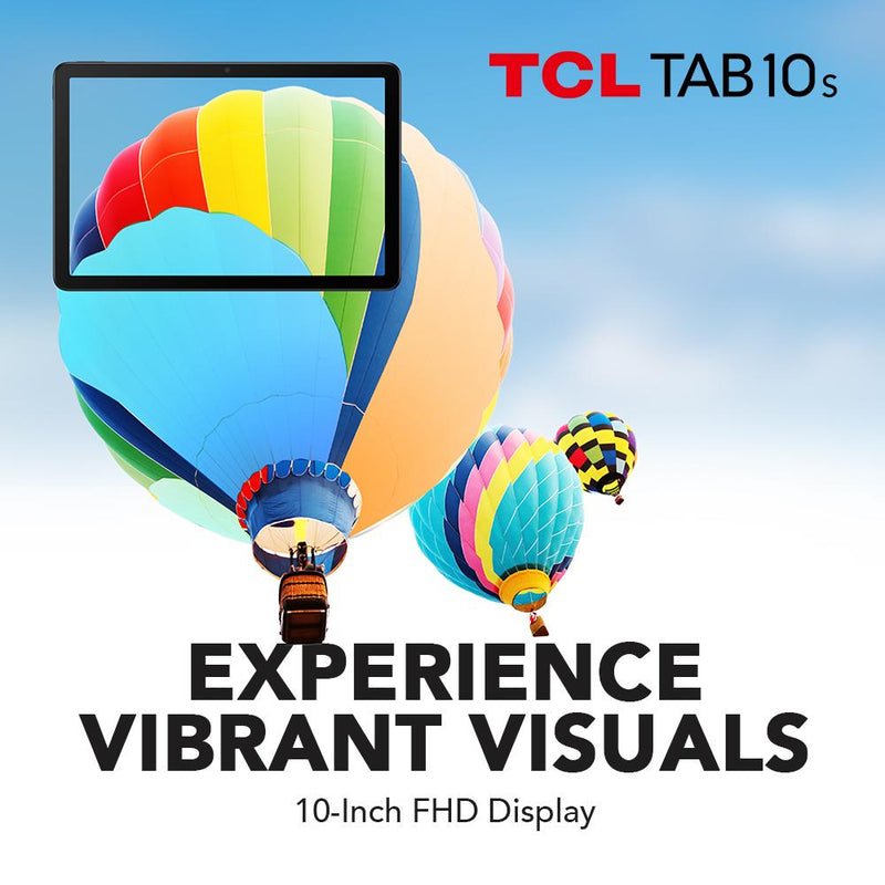 TCL TAB 10S Tablet 3GB+32GB Wi-Fi EU Version - 10.1" FHD IPS 8000mAh 8MP AF Camera Android 10 Support TF Card Office