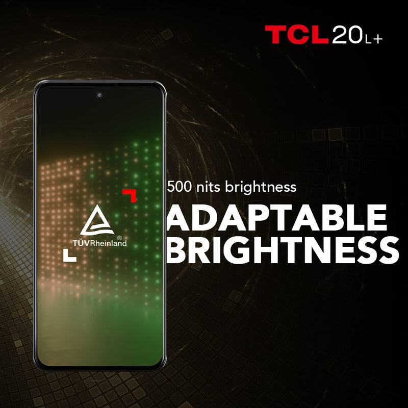 TCL 20L + NFC Smartphone 6GB + 256 Go - 6.67 "FHD + IPS 64MP quadrio caméra 18W 5000MAH Batterie Android 11-UE Version