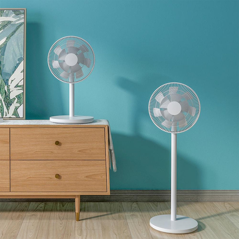 Xiaomi Mi Smart Standing Fan 2 EU Version- Voice Control Dual blades for a natural breeze all around cooling DC motor 100-Level speed
