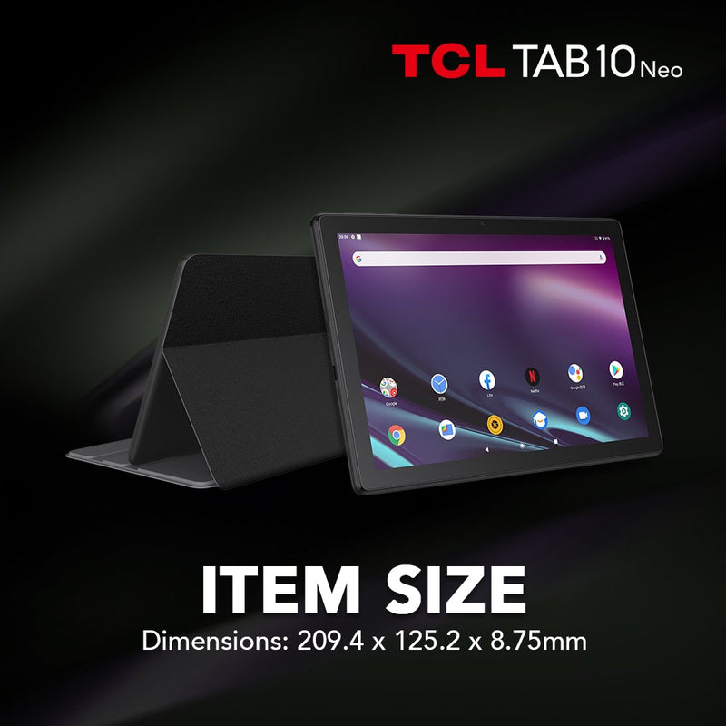 TCL TAB 10 Neo Tablet  10 "IPS Dispay Android 10 Kids Mode GPS 4080mAH Office Study 2 Speakers for Kids-EU Version