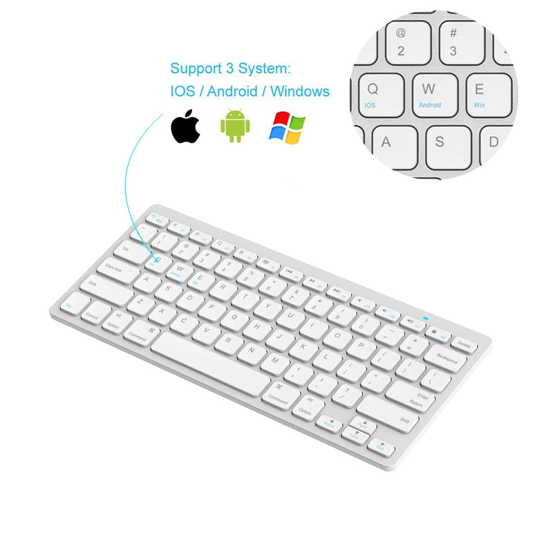 TCL alcatel KB 30 Wireless Keyboard - White